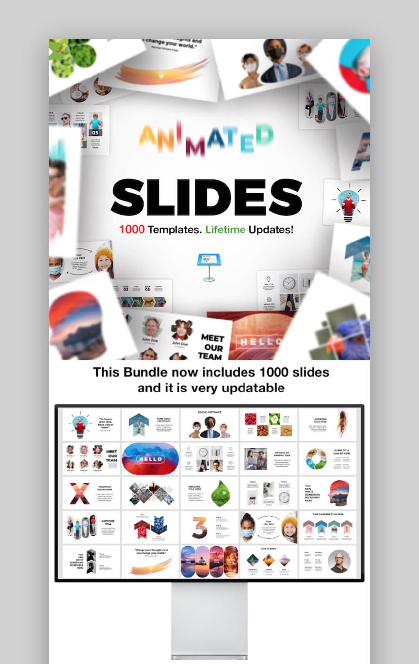 Animated Slides Bundle for Keynote Presentation